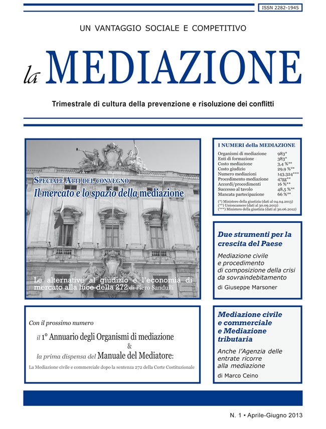Nr. 0 – Speciale Atti del Convegno di Marco Ceino