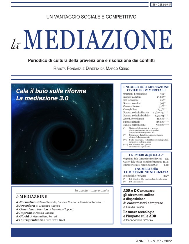 Cala il buio sulle riforme La mediazione 3.0 di Marco Ceino