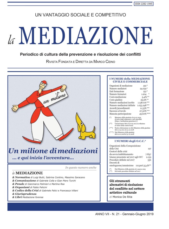 Un milione di mediazioni… e qui inizia l’avventura… di Marco Ceino